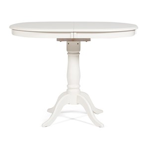Овальный обеденный стол Solerno (ME-T4EX) 70х100+29х75, ivory white (слоновая кость 2-5) арт.12483 в Чите