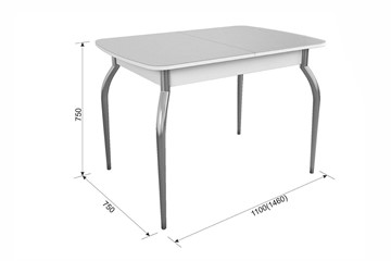 Раздвижной стол Танго, белый/геометрия в Чите - предосмотр 4