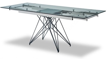 Кухонный раздвижной стол T-041 (140) прозрачный в Чите - предосмотр 3