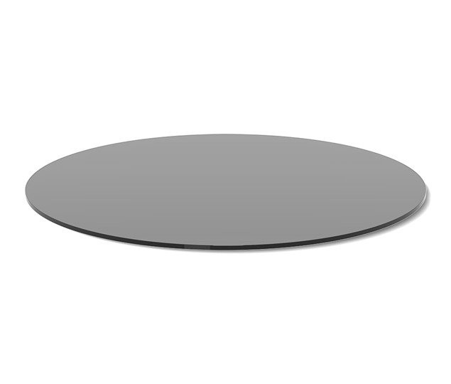 Кухонный стол SHT-ТT26 90 стекло/SHT-TU30 дымчатый/серый в Чите - изображение 2