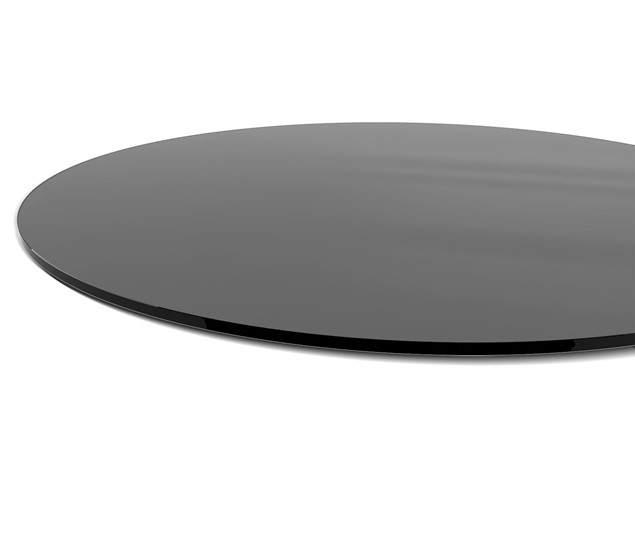 Кухонный стол SHT-ТT26 90 стекло/SHT-TU30 дымчатый/серый в Чите - изображение 3