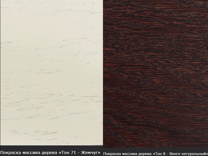 Раздвижной стол Леонардо-1 исп. Круг 900, тон 4 (Морилка/Эмаль) в Чите - изображение 16