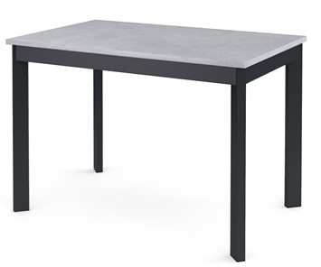 Кухонный стол раскладной Dikline L110 Бетон/ножки графит в Чите