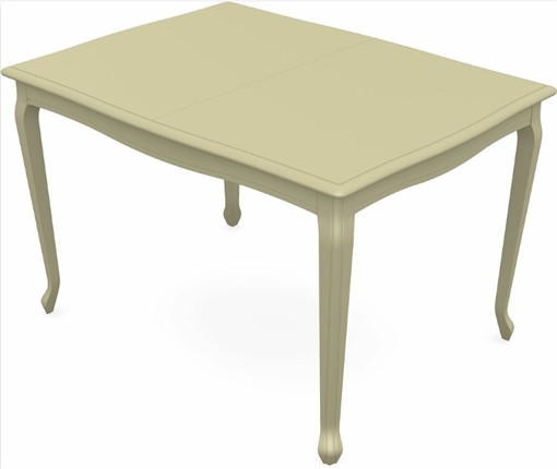 Кухонный раскладной стол Кабриоль 1400х800, тон 10 (Морилка/Эмаль) в Чите - изображение