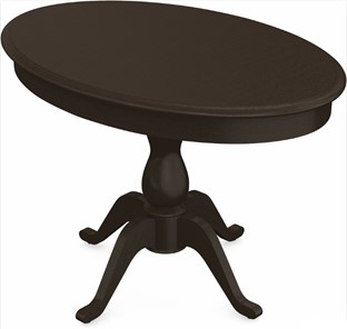 Раздвижной стол Фабрицио-1 исп. Эллипс, Тон 8 Покраска + патина с прорисовкой (на столешнице) в Чите - предосмотр
