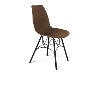 Обеденный стул SHT-ST29/S100 (коричневый ral 8014/черный муар) в Чите