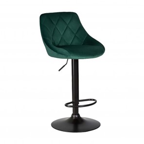 Барный стул с мягкой спинкой Престиж  WX-2397 велюр зеленый в Чите - предосмотр