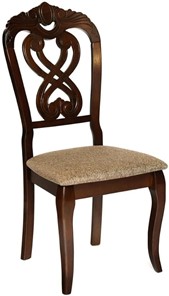 Обеденный стул Андромеда, дерево гевея 47х55х107 Cappuchino/ткань коричневая S 168-7 арт.19543 в Чите