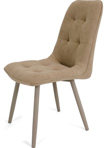 Обеденный стул Бакарди, ноги мокко круглые R32/велюр T184 Кофе с молоком в Чите