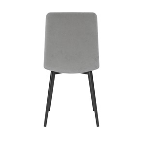 Обеденный стул Белла, велюр тенерифе грей/Цвет металл черный в Чите - предосмотр 3