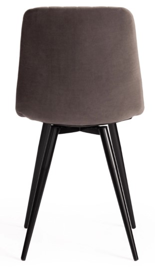 Обеденный стул CHILLY X (mod.7096) 45х53х88 темно-серый barkhat 14/черный арт.15553 в Чите - изображение 3