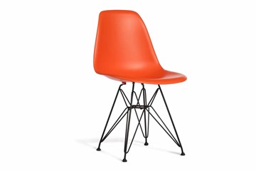 Обеденный стул DSL 110 Black (оранжевый) в Чите