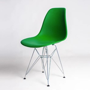 Обеденный стул DSL 110 Chrom (зеленый) в Чите