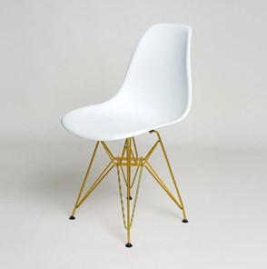 Обеденный стул DSL 110 Gold (белый) в Чите