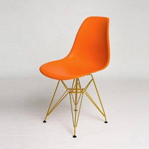 Обеденный стул DSL 110 Gold (оранжевый) в Чите