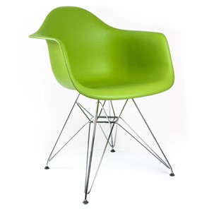 Обеденный стул DSL 330 Chrom (зеленый) в Чите