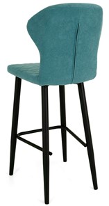 Обеденный стул Марио барный(Аквамарин Т179/ноги черные) в Чите - предосмотр 3