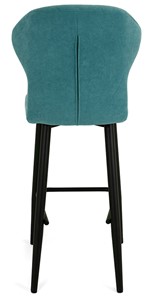Обеденный стул Марио барный(Аквамарин Т179/ноги черные) в Чите - предосмотр 4