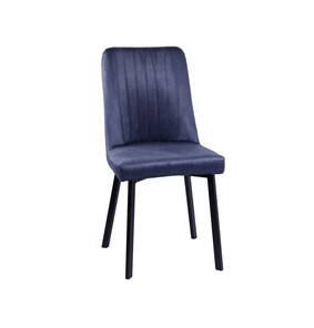 Обеденный стул Ретро С119 (отшив полоска, опора - профиль цвет под хром) в Чите - предосмотр