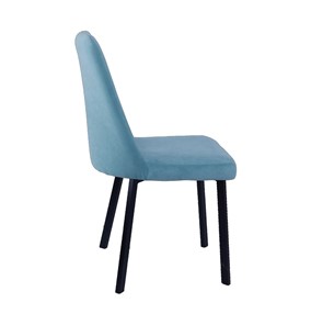 Обеденный стул Ретро С119 (отшив полоска, опора - профиль цвет под хром) в Чите - предосмотр 7