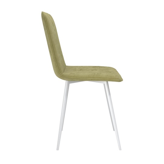 Обеденный стул Тахо, велюр тенерифе нефрит/Цвет металл белый в Чите - изображение 2