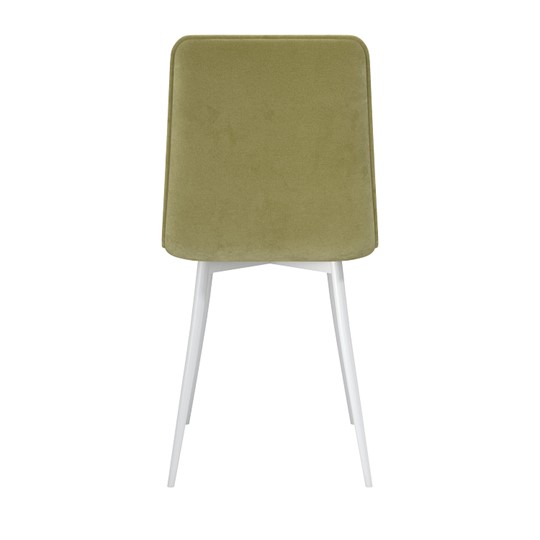 Обеденный стул Тахо, велюр тенерифе нефрит/Цвет металл белый в Чите - изображение 3