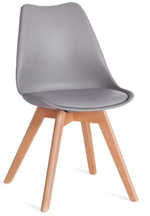 Обеденный стул TULIP (mod. 73-1) 47,5х55х80 серый арт.20221 в Чите - изображение