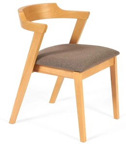 Кухонный стул VERSA (Верса) бук/ткань 54,5x56x74 Натуральный (2 шт) арт.13989 в Чите