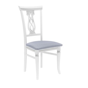 Обеденный стул Leset Юта (Белый 9003 + патина серебро) в Чите