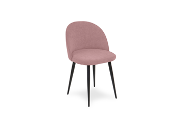 Кухонный стул Лайт розовый черные ножки в Чите