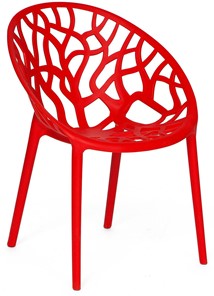 Кресло кухонное BUSH (mod.017) пластик 60*58,5*80 красный, арт.11726 в Чите