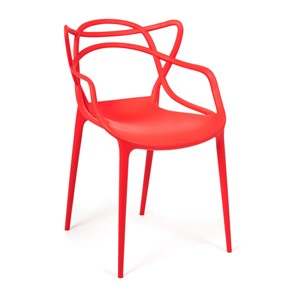 Кухонный стул Cat Chair (mod.028) пластик, 54,5*56*84 красный, арт.14102 в Чите