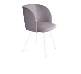 Обеденный стул SHT-ST33 / SHT-S37 (сиреневая орхидея/белый муар) в Чите