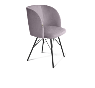 Обеденный стул SHT-ST33 / SHT-S37 (сиреневая орхидея/черный муар) в Чите