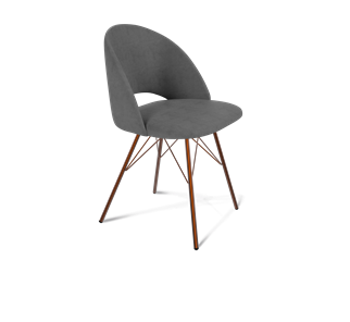 Обеденный стул SHT-ST34 / SHT-S37 (платиново-серый/медный металлик) в Чите