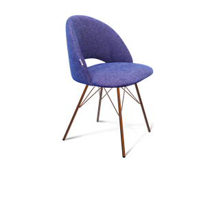 Обеденный стул SHT-ST34 / SHT-S37 (синий мираж/медный металлик) в Чите