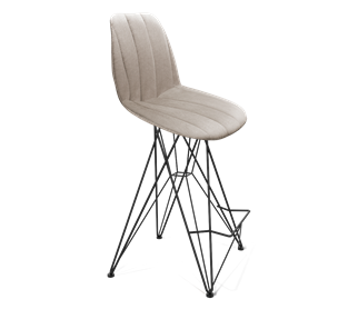 Полубарный стул SHT-ST29-С22 / SHT-S66-1 (лунный камень/черный муар) в Чите