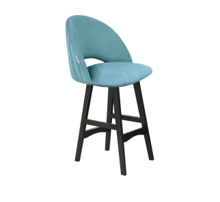 Полубарный стул SHT-ST34-1 / SHT-S65-1 (голубая пастель/венге) в Чите
