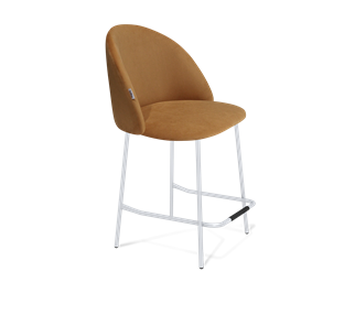 Полубарный стул SHT-ST35 / SHT-S29P-1 (горчичный/хром лак) в Чите
