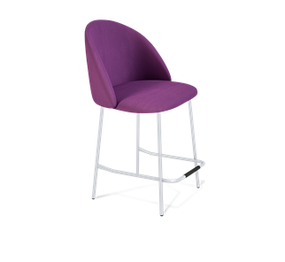 Полубарный стул SHT-ST35 / SHT-S29P-1 (ягодное варенье/хром лак) в Чите