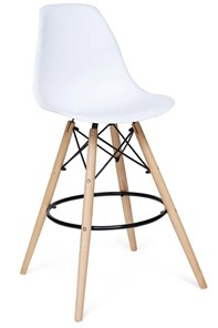 Барный стул Cindy Bar Chair (mod. 80) 46х55х106 белый арт.19642 в Чите