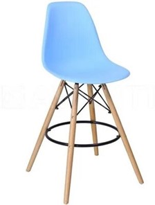 Барный стул DSL 110 Wood bar (голубой) в Чите