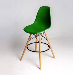 Барный стул DSL 110 Wood bar (Зеленый) в Чите