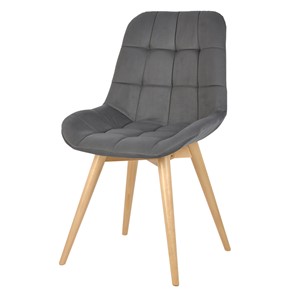 Обеденный стул POLINI Home Verona SD, серый-натуральный в Чите