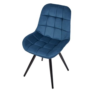 Обеденный стул POLINI Home Verona SM, синий-черный в Чите