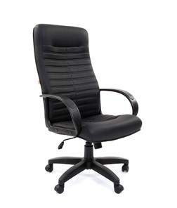 Кресло компьютерное CHAIRMAN 480 LT, экокожа, цвет черный в Чите