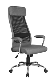 Кресло офисное Riva Chair 8206 HX (Серый/черный) в Чите
