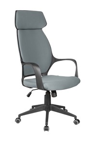 Офисное кресло Riva Chair 7272 (Серый/черный) в Чите