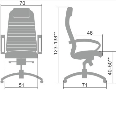 Офисное кресло Samurai KL-1.041 черный в Чите - изображение 1