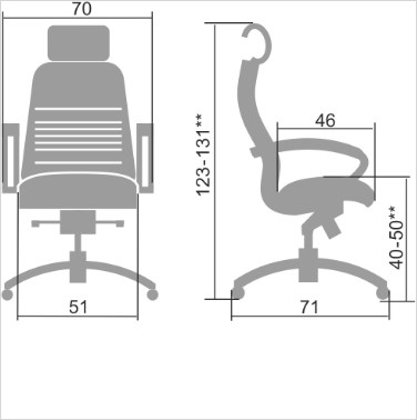 Компьютерное кресло Samurai KL-2.04, бежевый в Чите - изображение 1